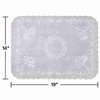 Smith Lee 14" x 19" Anniversary Embossed Scalloped White Paper Traymats PK 2000 PK TC8704462